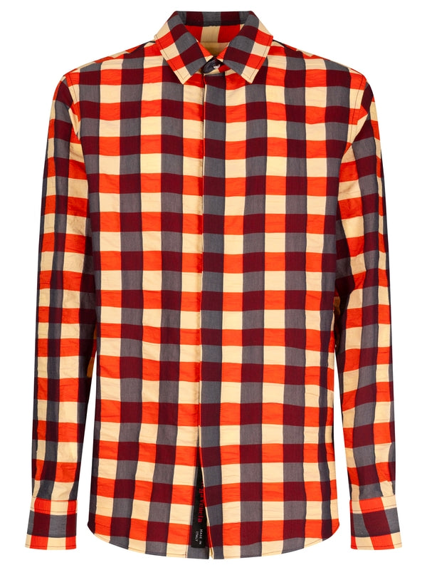 3D Check Cotton Shirt