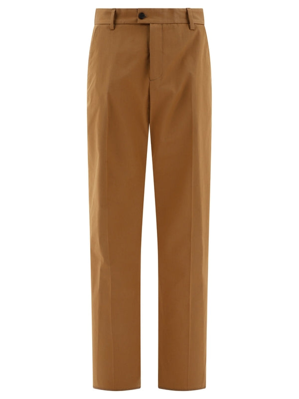 Alexander Mcqueen Brown Tailored Pants