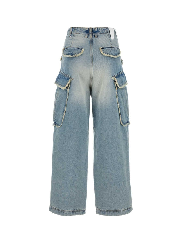 Distress Denim Pants