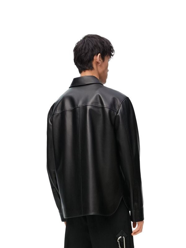 アナグラム ラムスキン シャツ ジャケット