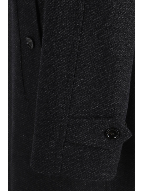 Wool Cashmere Single Coat