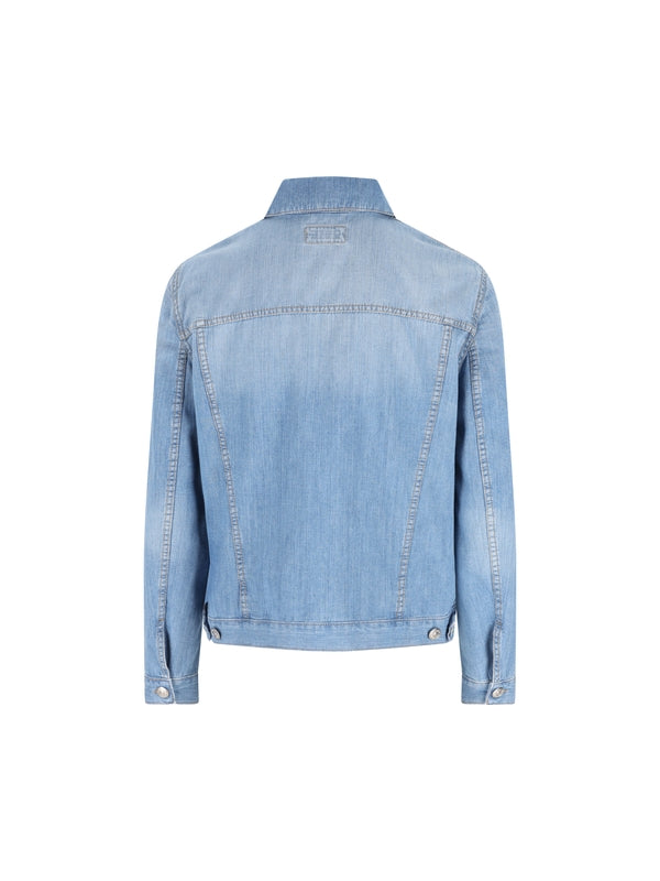 Brunello Cucinelli Blue Trucker