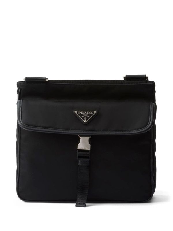 Triangle Logo Re-Nylon Crossbody Bag