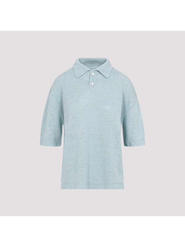 Back Stitch Detail Polo Shirt