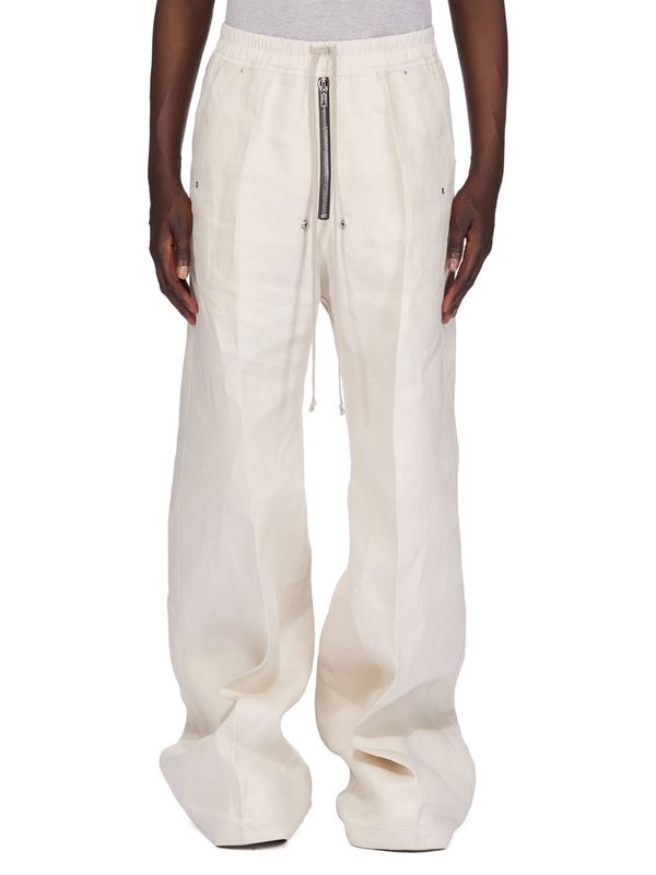 Bella Drawstring Wide Linen Pants