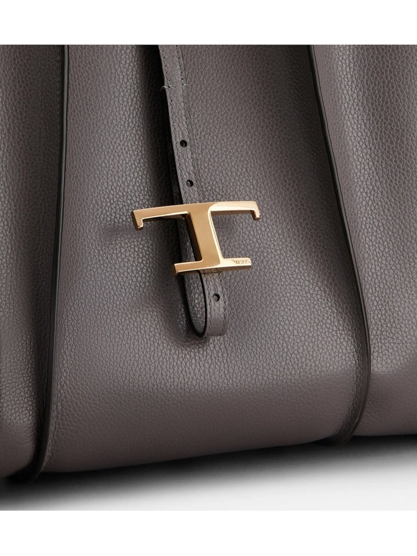Tod'S Gray Shoulder Bag