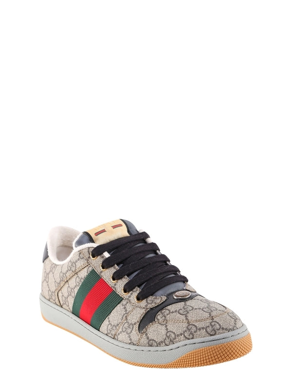 Gucci Beige Low Top Sneakers