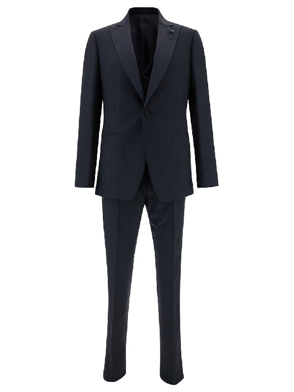 Boutonniere Wool Single Set-Up Suit