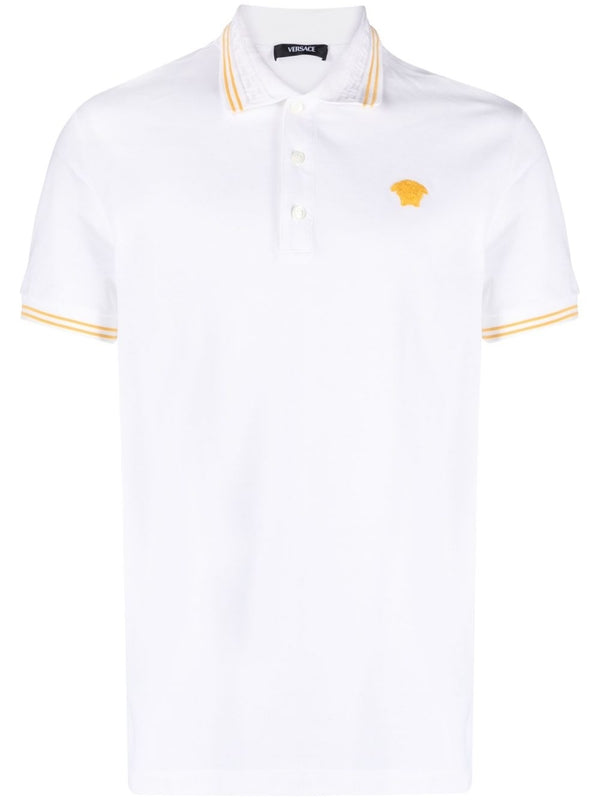 Versace White Polo Shirts