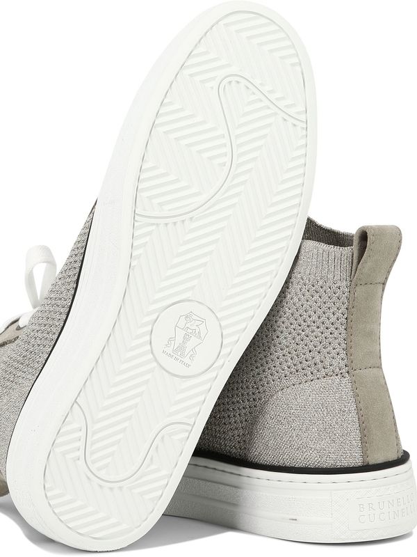 Monili Detail High-Top Sneakers