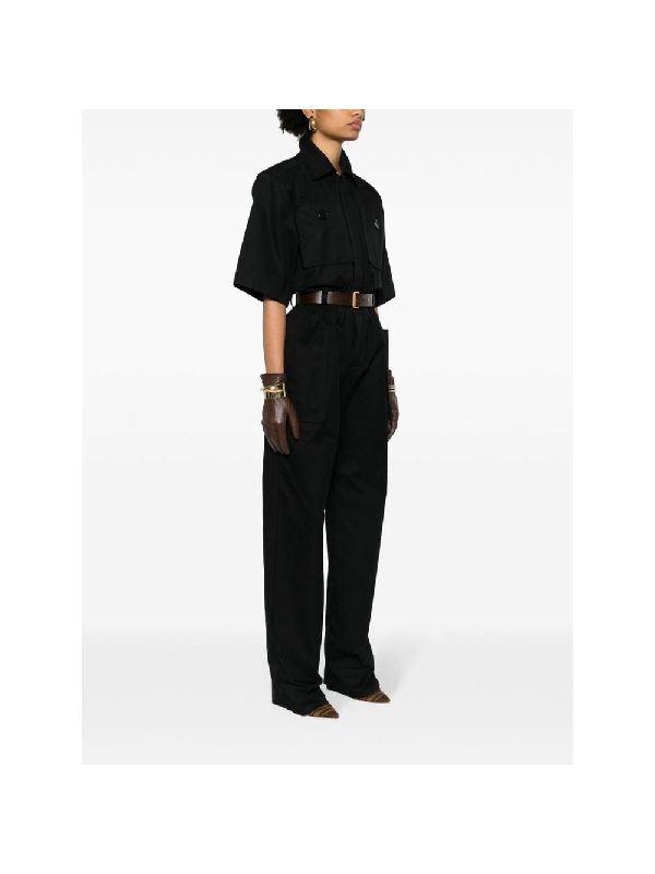 Belt Cotton Jumpsuit