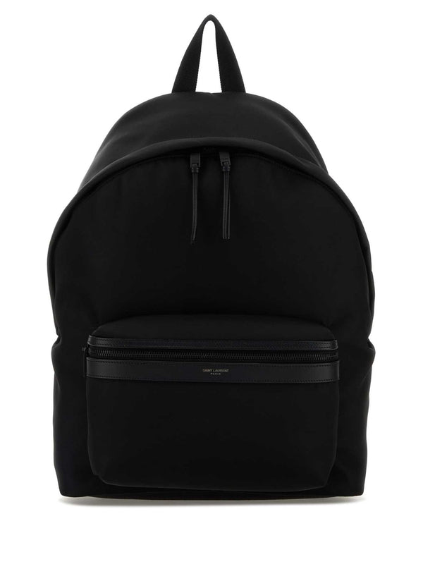 Saint Laurent Black Backpacks