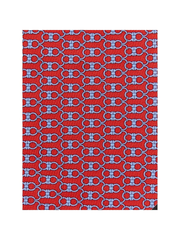 Gancini Pattern Silk
  Necktie