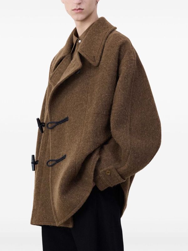 Alpaca Wool Short Duffle Coat