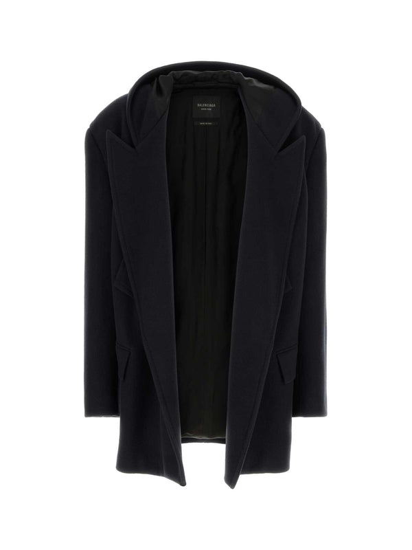 Single Breasted Hood Coat