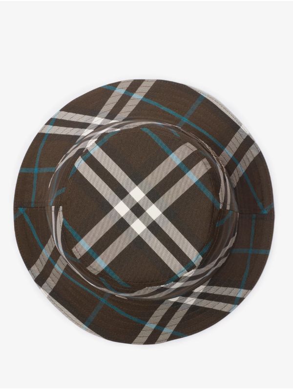 Ekd Embroidery Check Bucket Hat