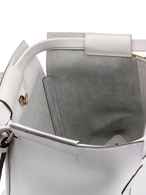 ディ ロゴ レザー スモール トートバッグ