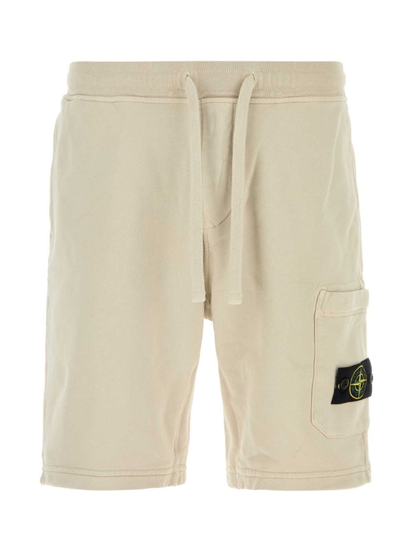 Wappen Patch Cotton Shorts