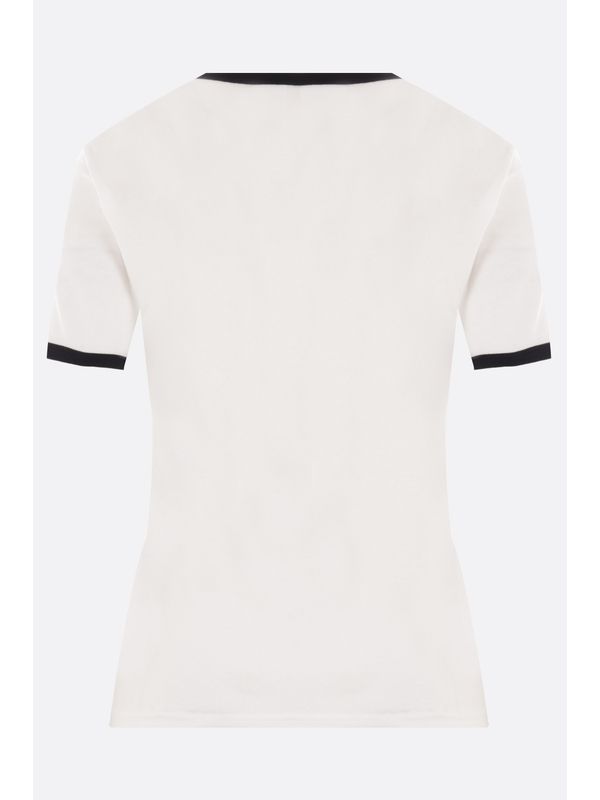 Logo Patch Cotton T-Shirt