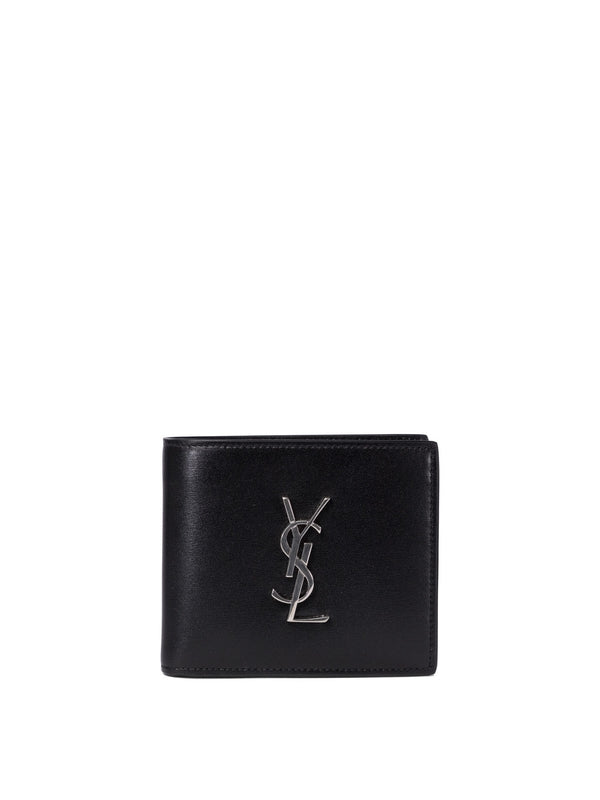 Cassandra Logo Leather Wallet