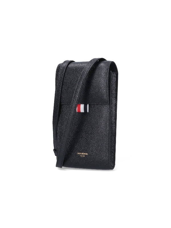 RWB Tab Pebbled Leather Phone Holder Bag