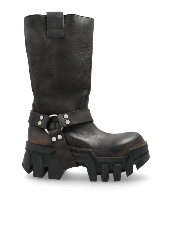 Bulldozer Harness Leather Mid Boots