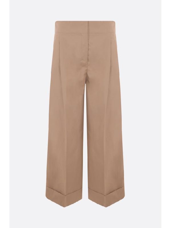 Abba Cotton Blend Wide Pants