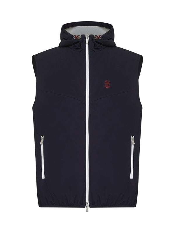Brunello Cucinelli Navy Vests