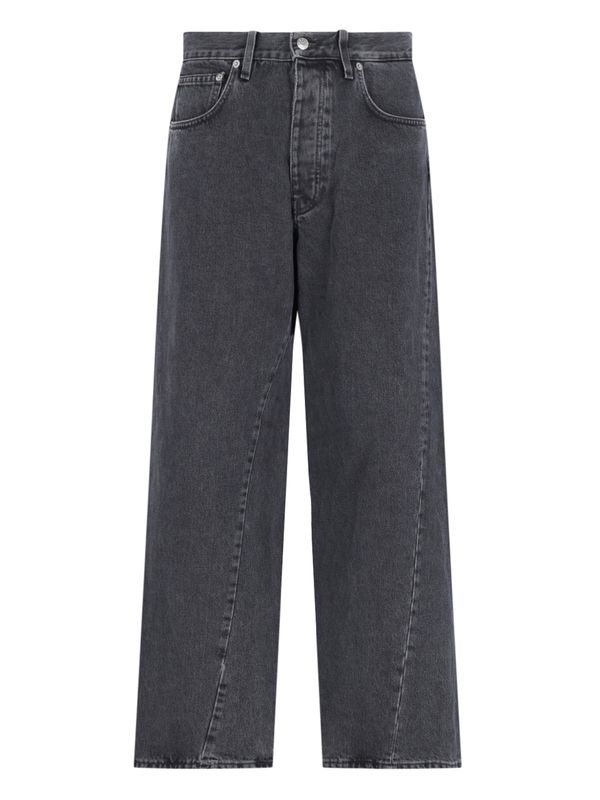 Twist Straight Denim Pants