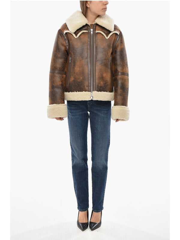 Stand Studio Brown Fur & Shearling