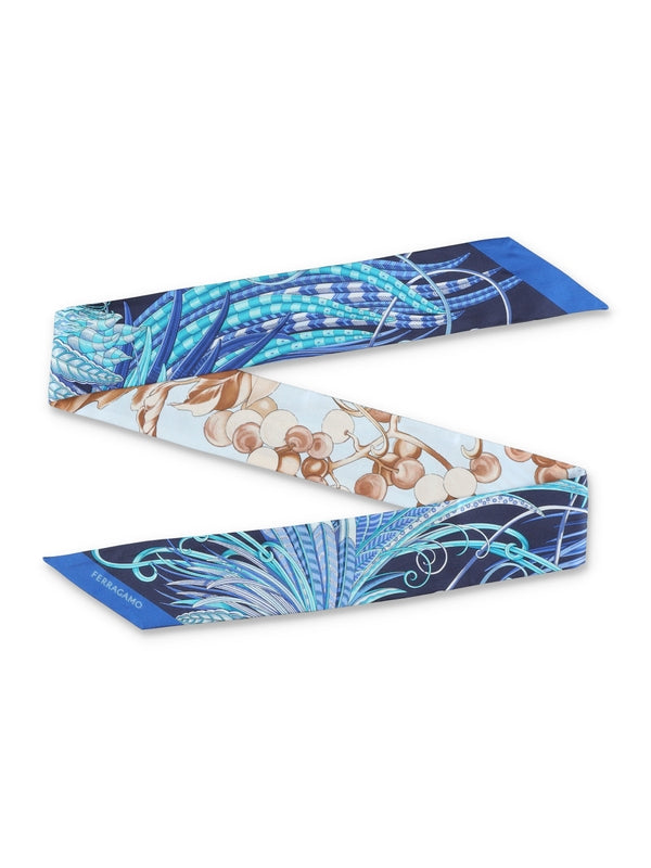 Animal Print Silk Scarf