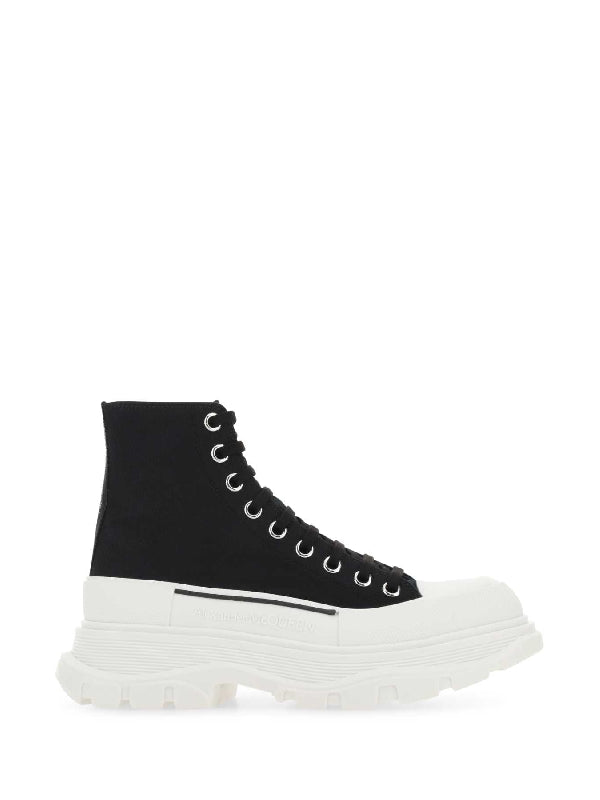 Chunky Sole Tread Slick
  High-Top Sneakers