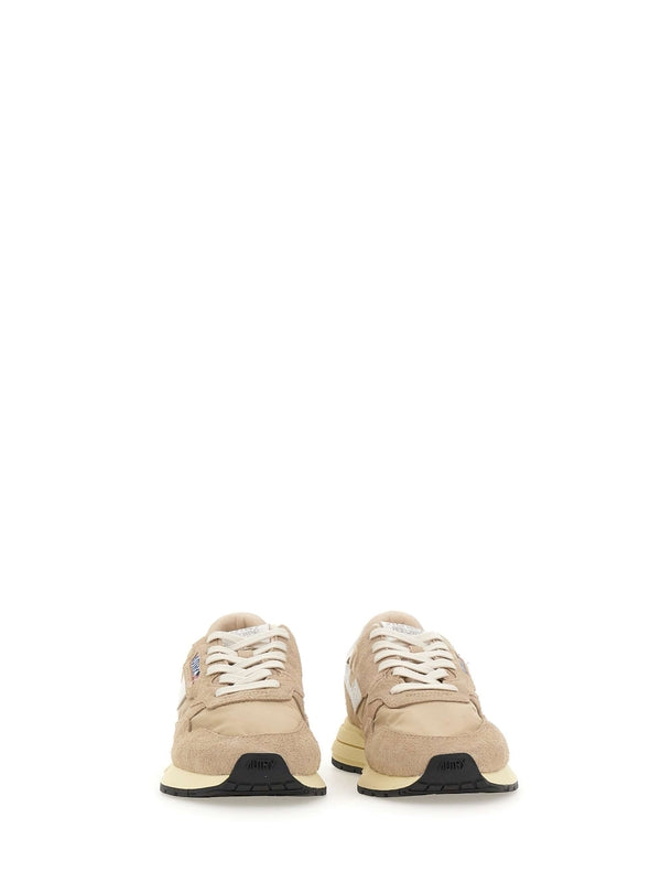 Autry Beige Low Top Sneakers