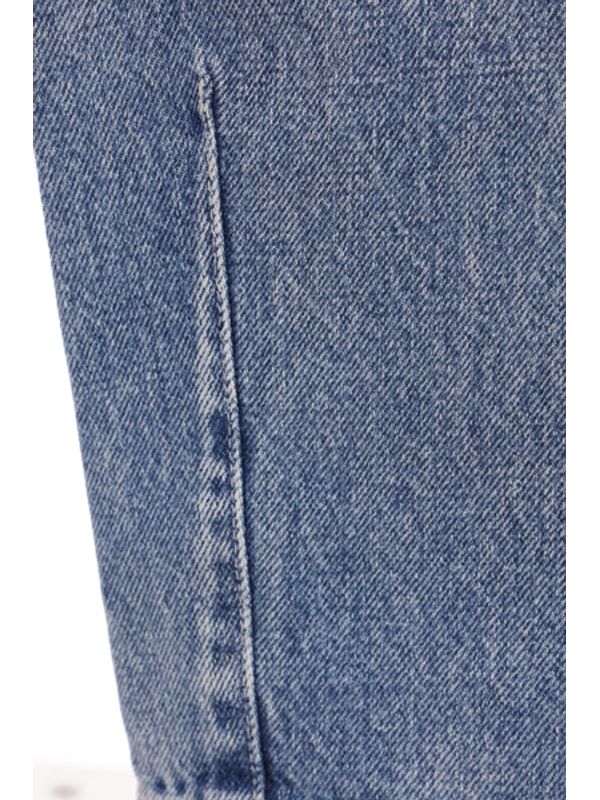 Cropped Cotton Denim Pants