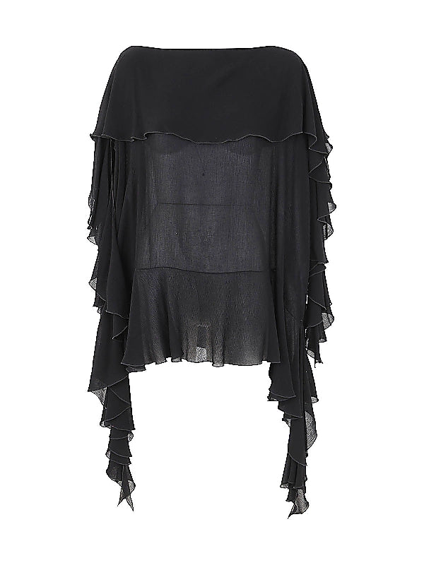 Flounce Ruffle Blouse