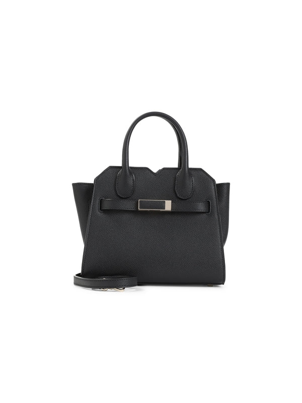 Milano Buckle Detail Calfskin Tote Bag