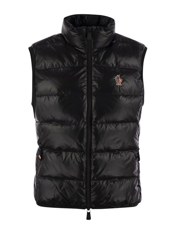 Logo Patch Padded Vest