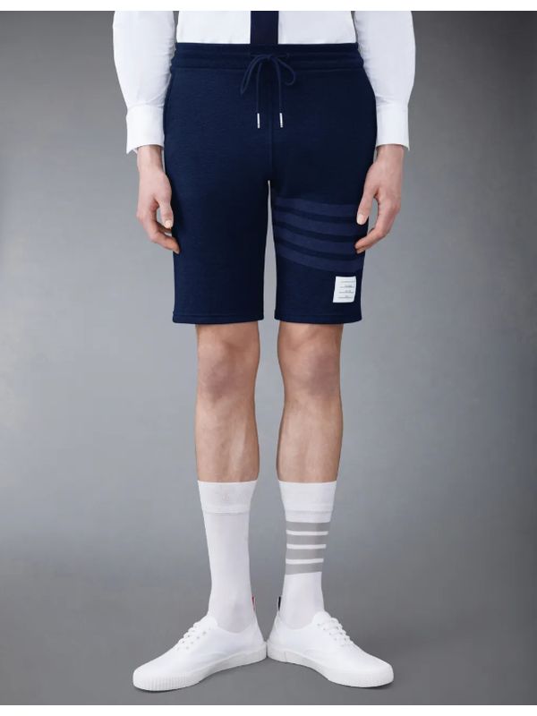 4-Bar Armband Cotton Sweat Shorts