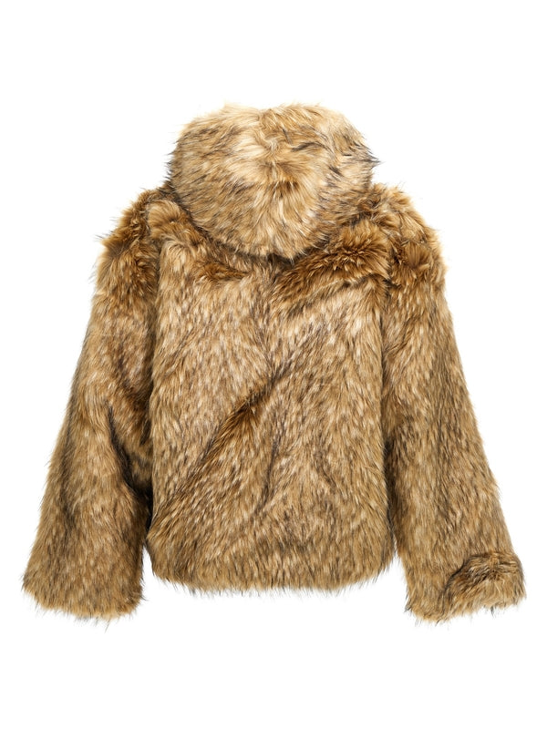 Fake Fur Hood
  Jacket