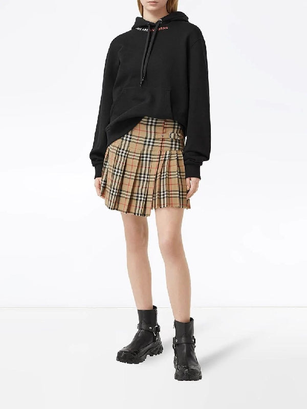 Zoe Wool Kilt Skirt