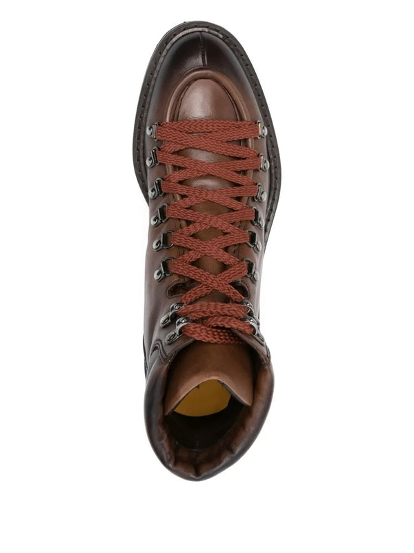 Ducals Brown Lace-Up Boots