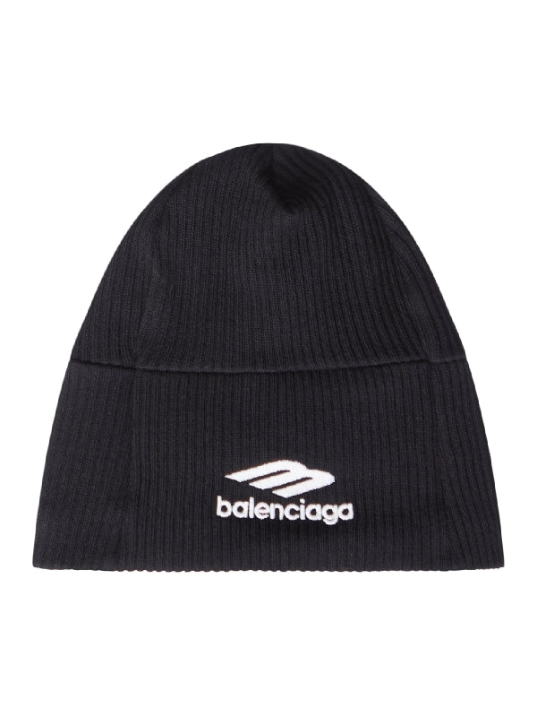 3B Logo Cotton Blend Beanie