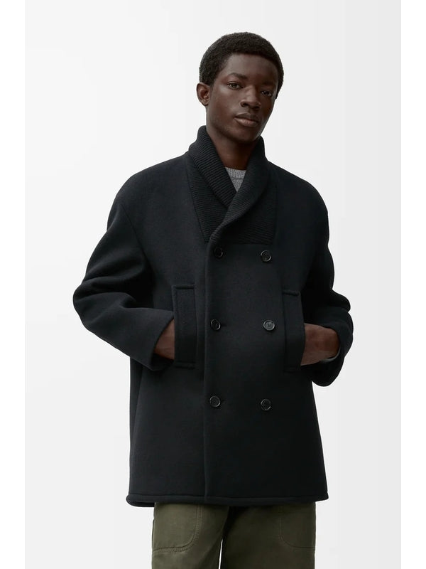 Double-breasted Wool Peacoat