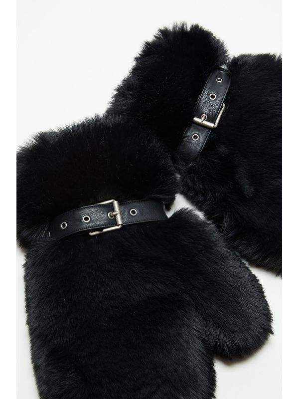 Fake Fur Gloves - Jente