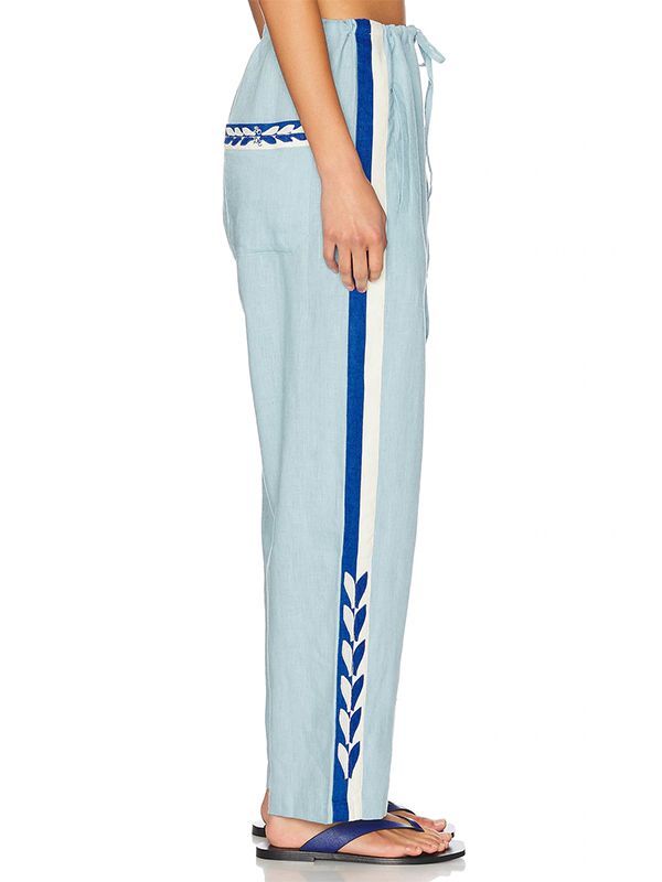 SEEDLING Stripe Linen Pants