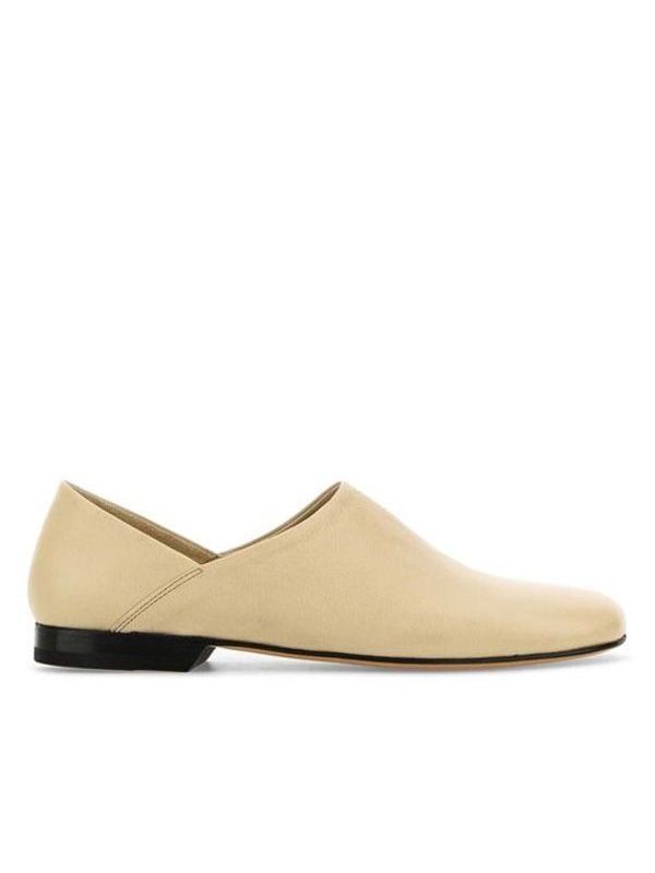 Soft Leather Slip-On Loafers