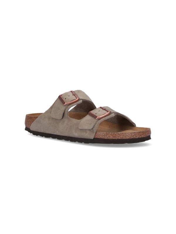 Arizona Buckle Suede Sandals