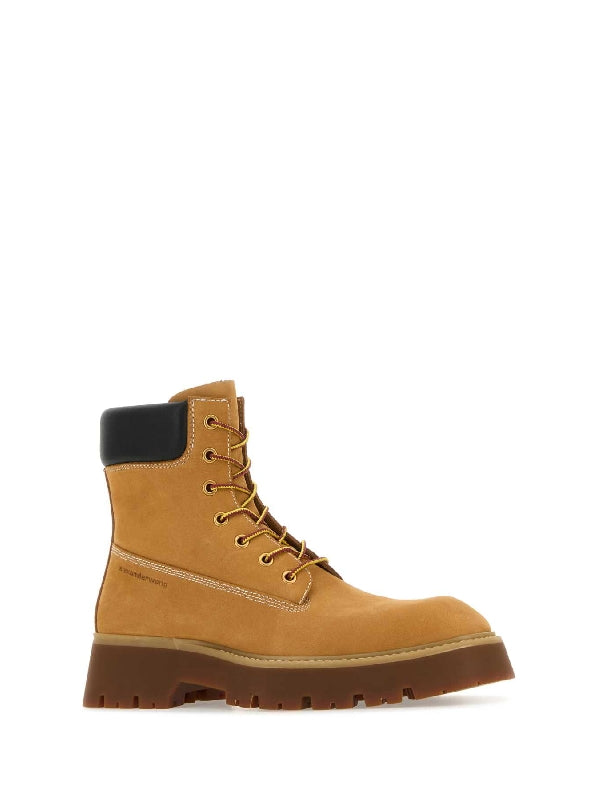 Throttle Nubuck Leather Lace-up Boots