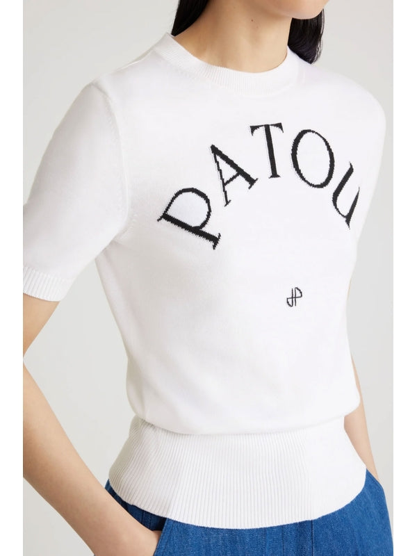 Patou White Knitted