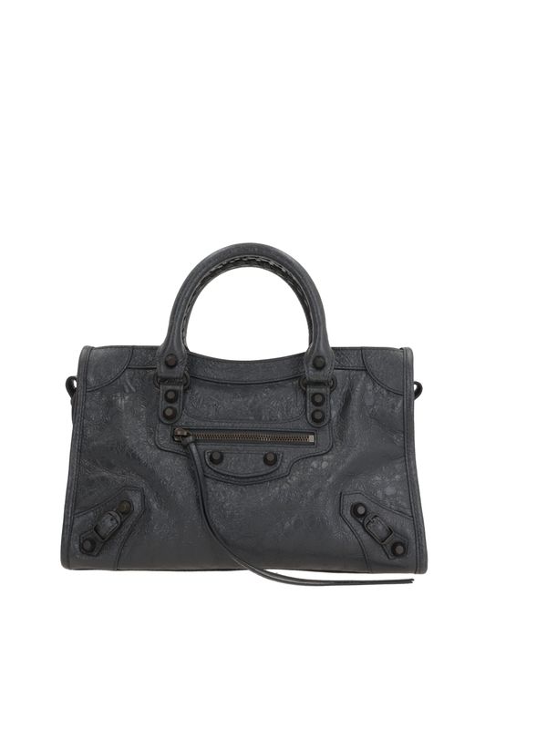 Balenciaga City Small Grey Tote Bags